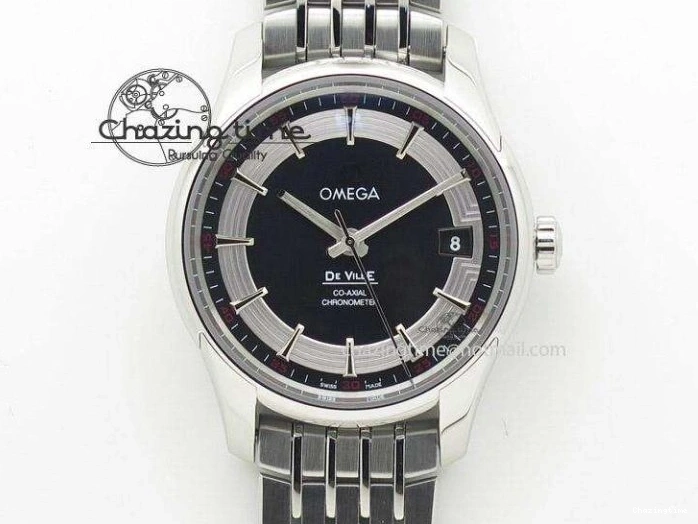 0409 HighQuality De Ville Chronograph SS OMF 1:1 Best Edition White Dial On SS Bracelet A 8151